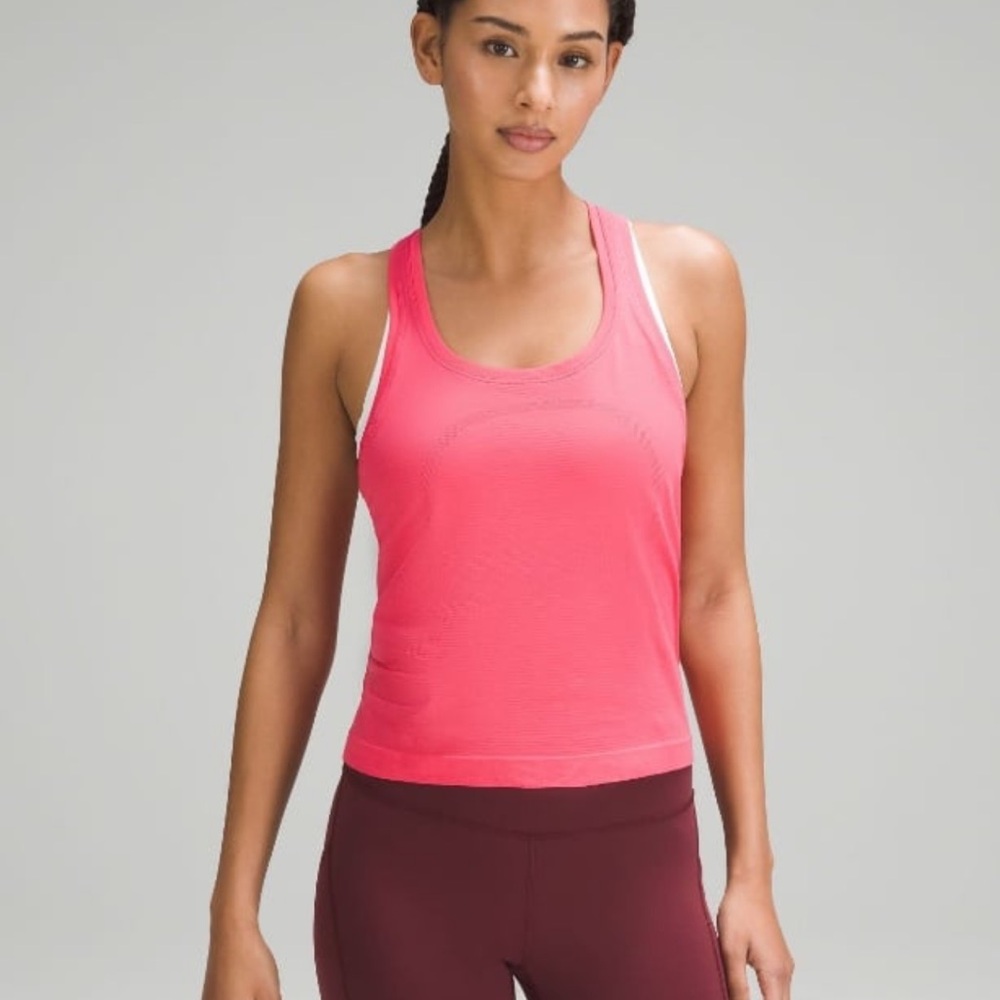 Lululemon Athletica pink Tank Top